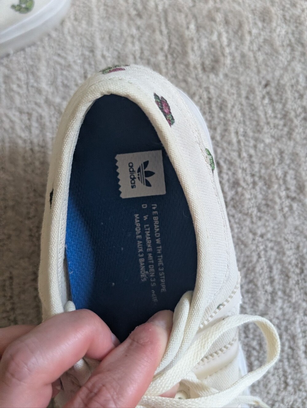 Adidas Marchcourt Cacti Canvas Sneakers M8/W9.5 - Picture 5 of 9